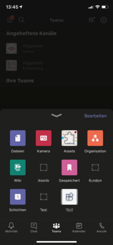 App auf Mobile Device