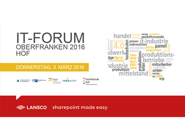 Lansco auf dem it forum Oberfranken 2016