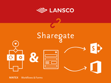 Partnerschaft Sharegate, Nintex und Lansco