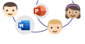 Icon Zusammenarbeit mit Microsoft Teams