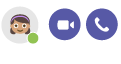 Icon telefonieren mit Microsoft Teams